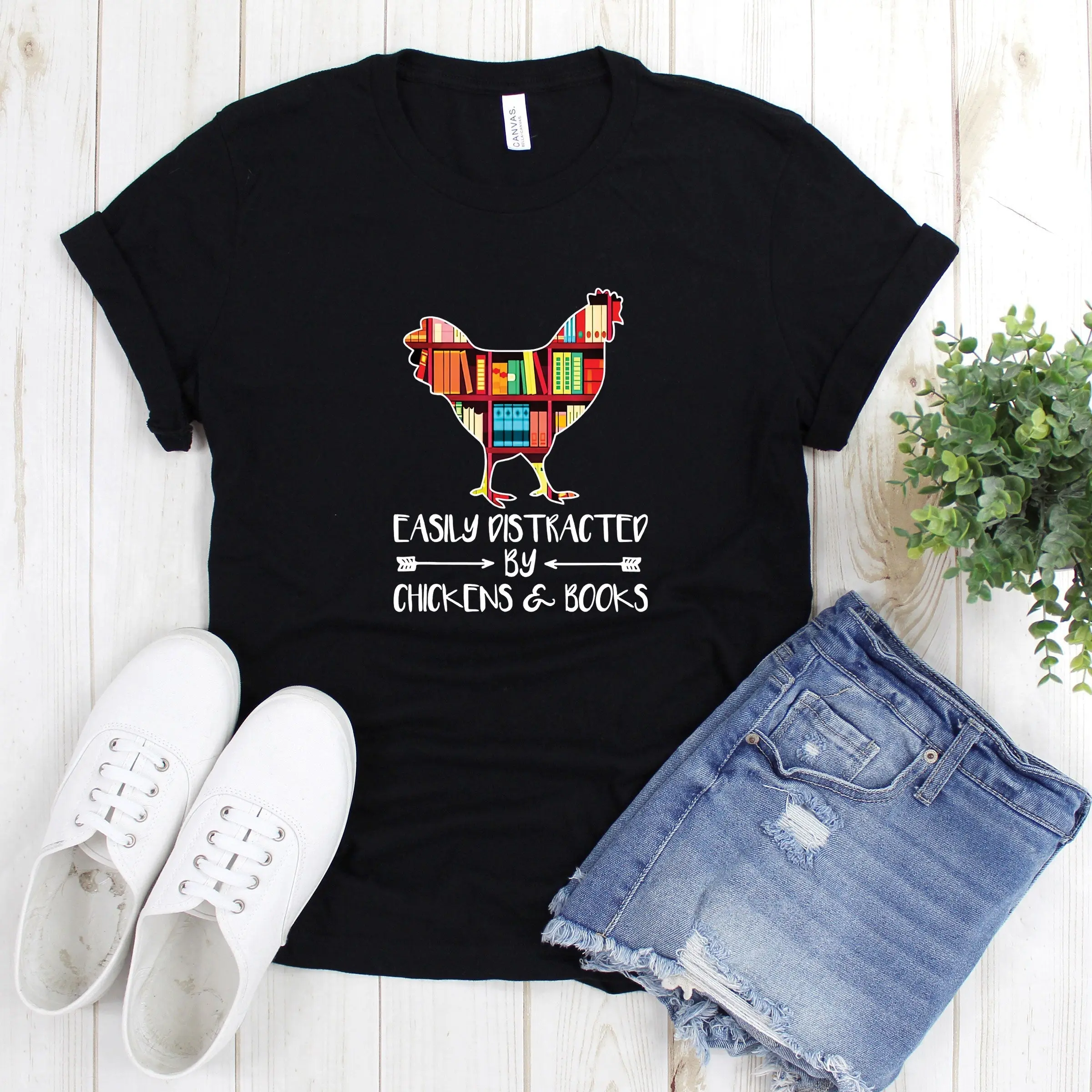 Chicken And Books Shirt (Toddler) - Image 3