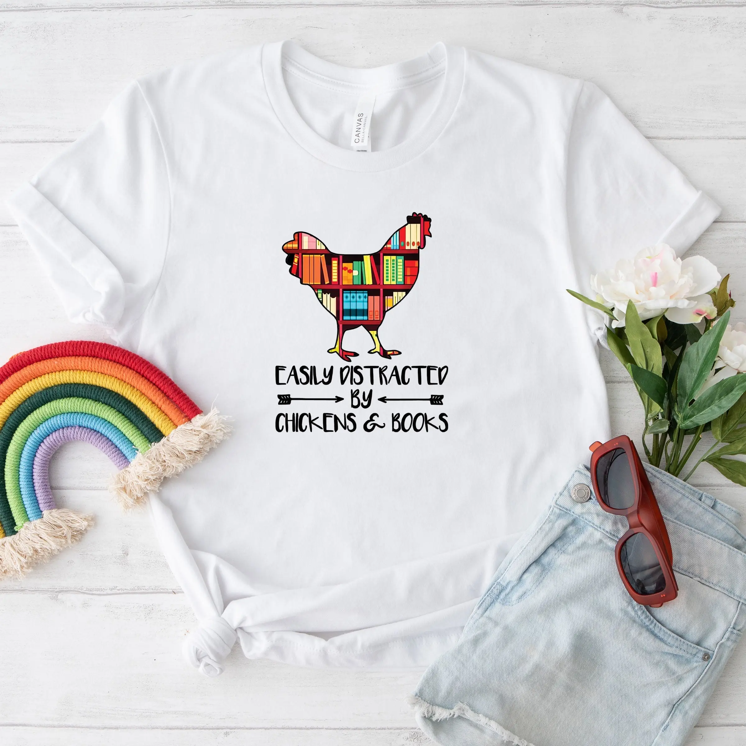 Chicken And Books Shirt (Toddler) - Image 7