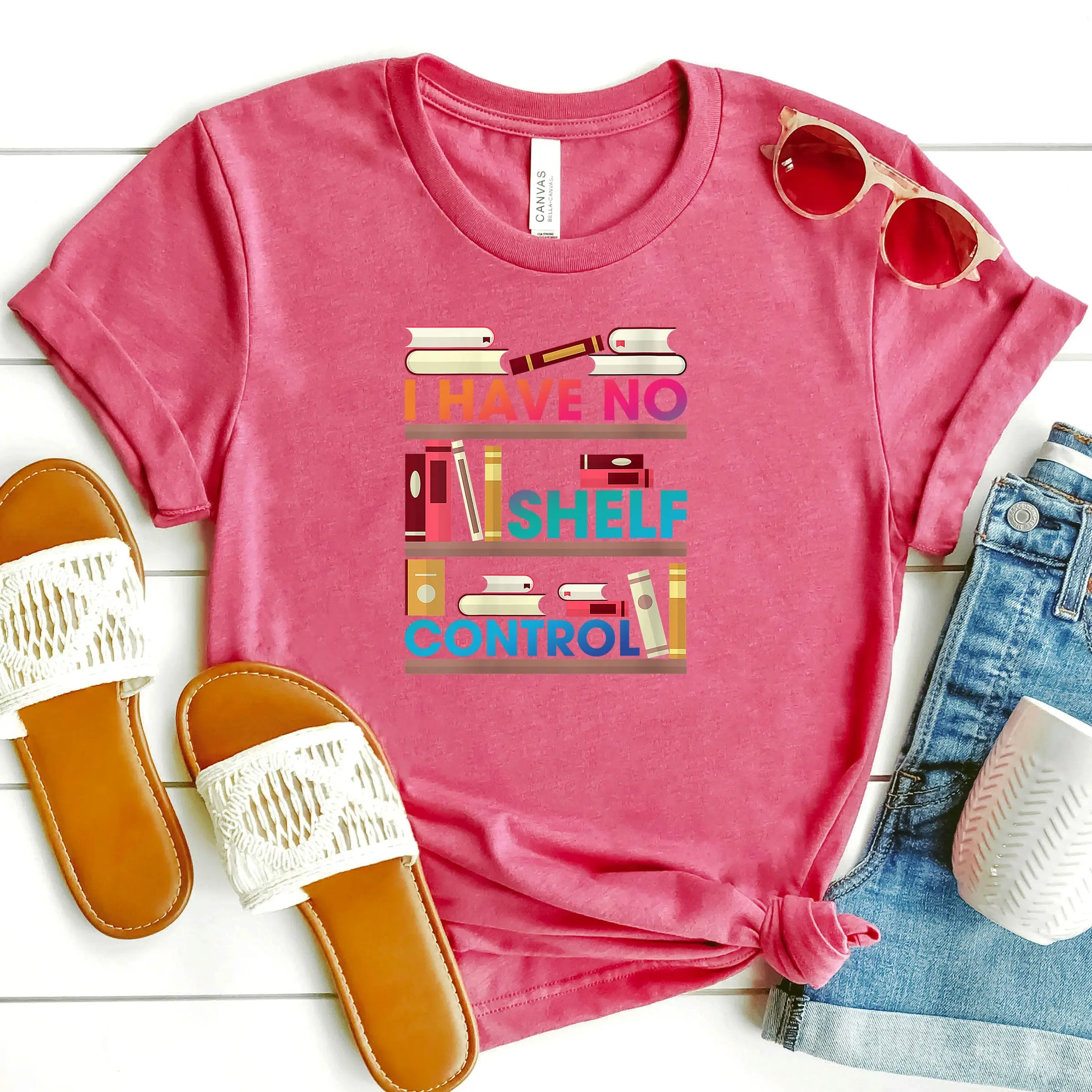 I Have No Shelf Control Shirt (Youth) - Image 7