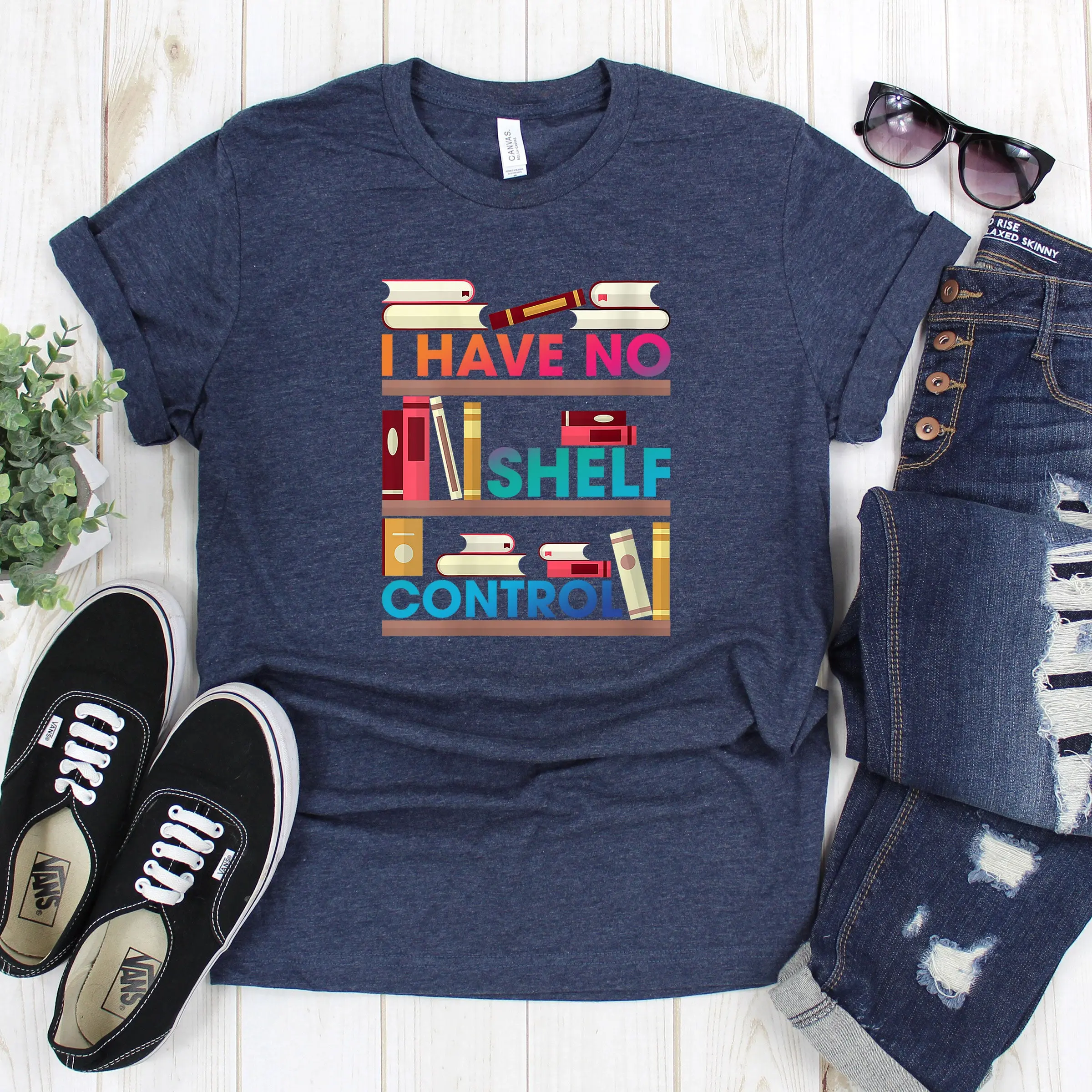 I Have No Shelf Control Shirt (Unisex) - Image 5