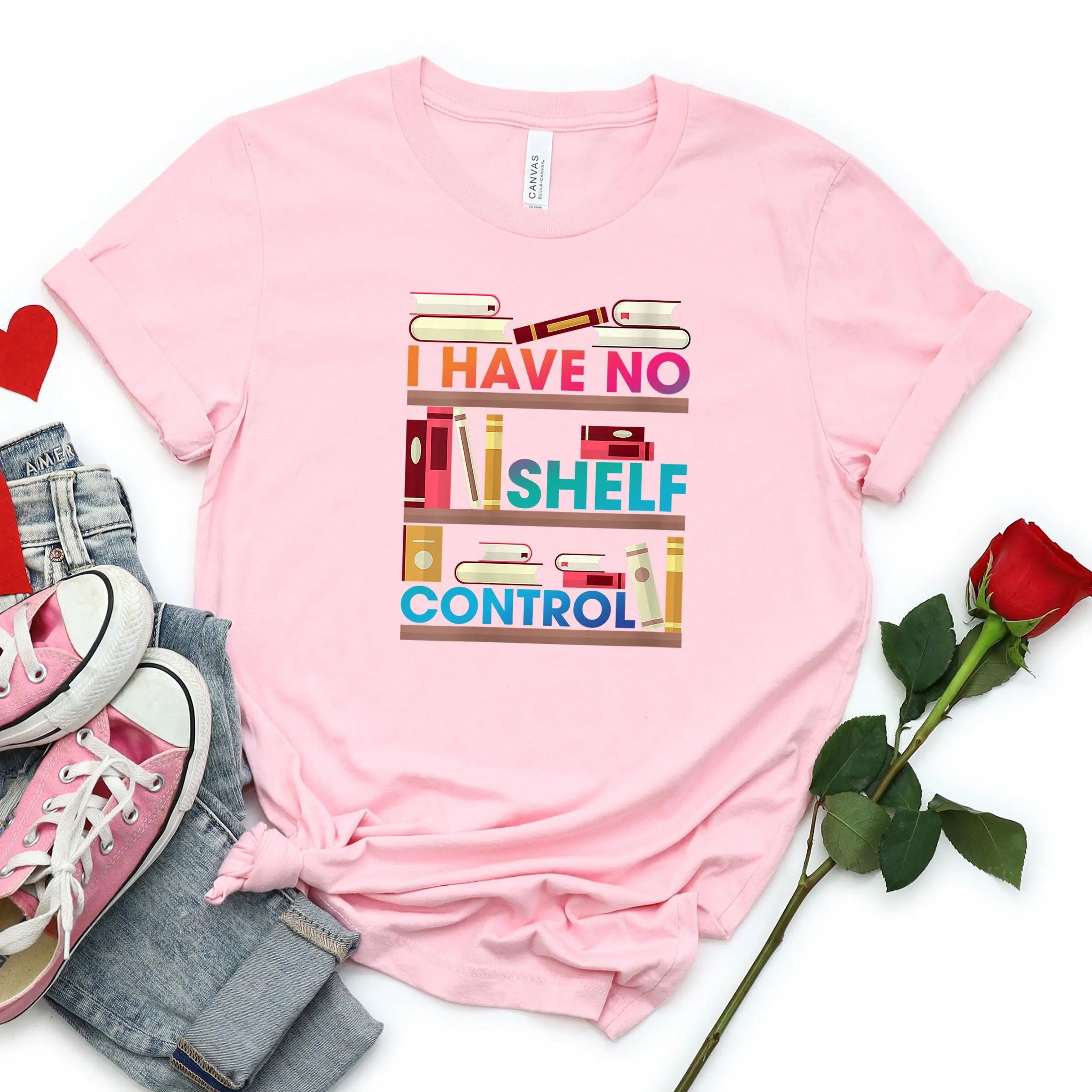 I Have No Shelf Control Shirt (Unisex) - Image 6