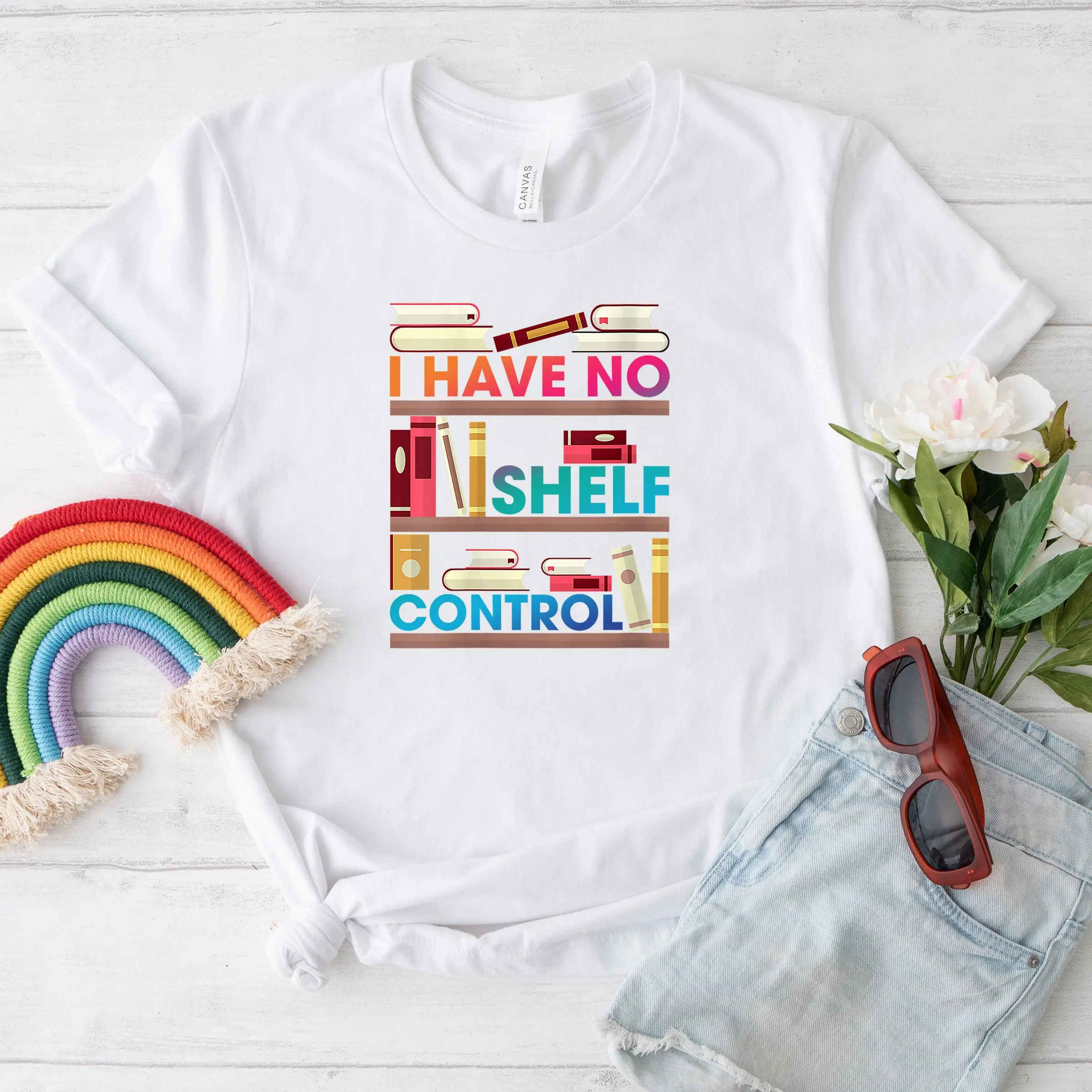 I Have No Shelf Control Shirt (Unisex) - Image 8